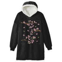 Aesthetic Japanese Style Cherry Blossom Tree Sakura Hooded Wearable Blanket