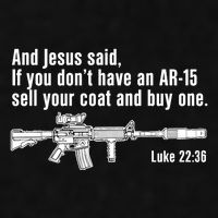 And Jesus Said If You DonT Have An Ar15 Sell Your Coat And Buy One Ladies PosiCharge Tri-Blend Wicking Tank