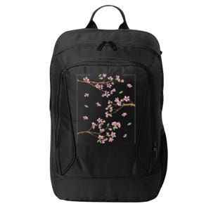 Aesthetic Japanese Style Cherry Blossom Tree Sakura City Backpack