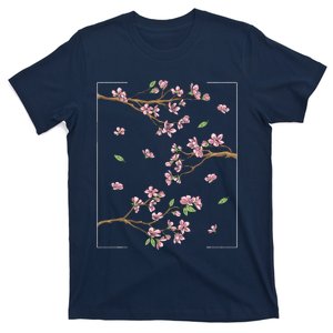 Aesthetic Japanese Style Cherry Blossom Tree Sakura T-Shirt