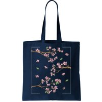 Aesthetic Japanese Style Cherry Blossom Tree Sakura Tote Bag