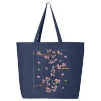 Aesthetic Japanese Style Cherry Blossom Tree Sakura 25L Jumbo Tote