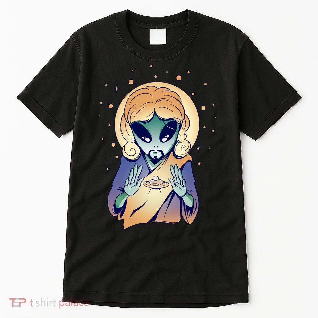 Alien Jesus Space Funny Tall T-Shirt