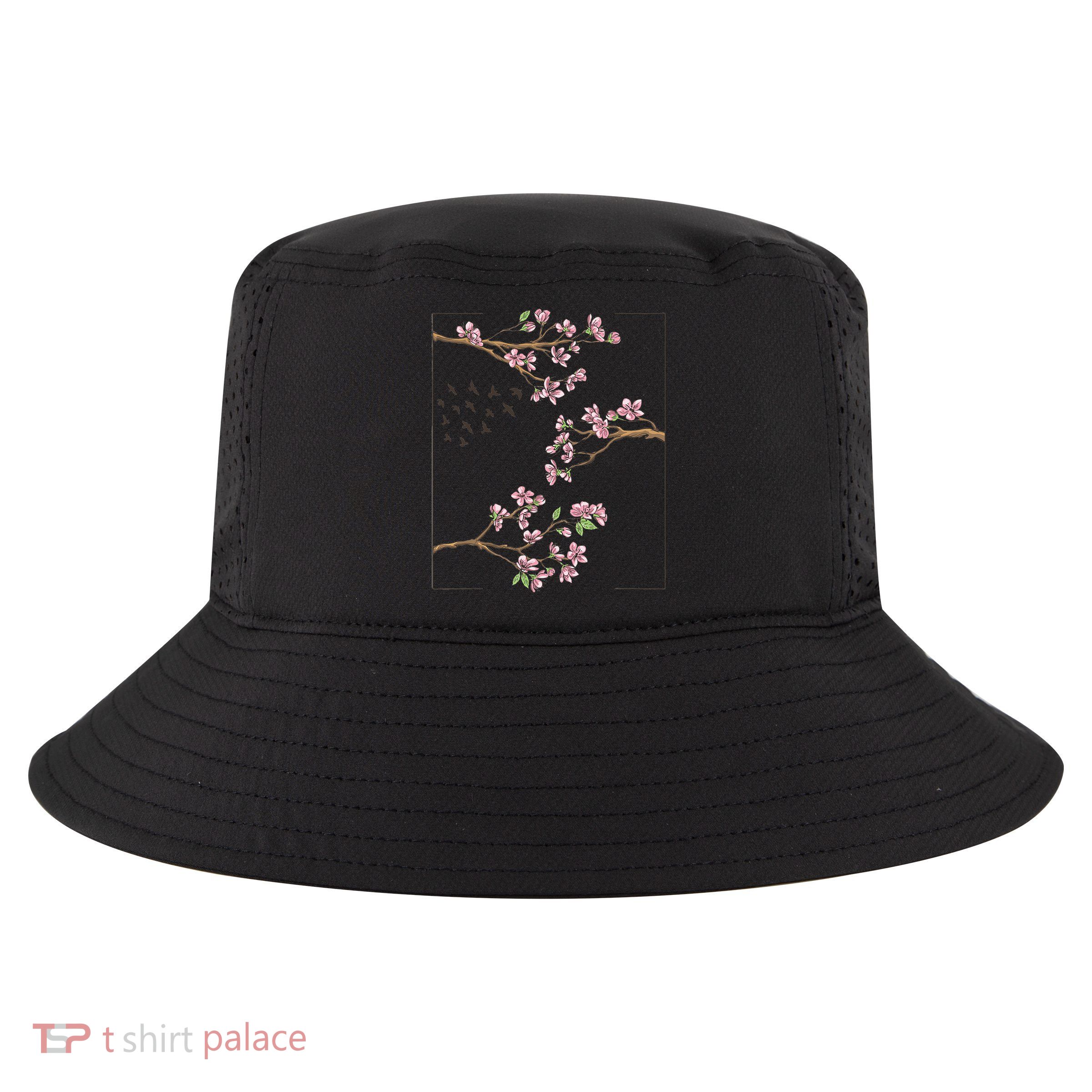 Aesthetic Japanese Style Cherry Blossom Tree Sakura Japan Cool Comfort Performance Bucket Hat