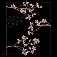 Aesthetic Japanese Style Cherry Blossom Tree Sakura Japan Impact Tech Backpack