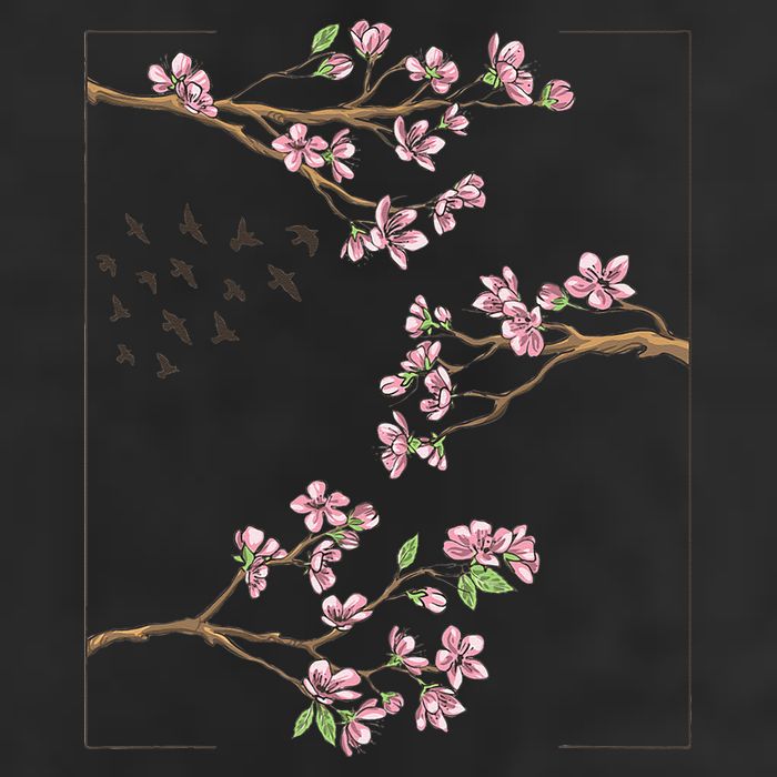 Aesthetic Japanese Style Cherry Blossom Tree Sakura Japan Adult Drive Performance Visor