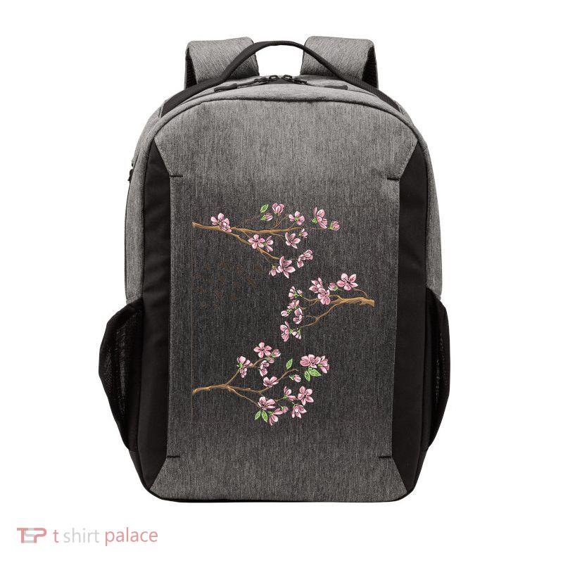 Aesthetic Japanese Style Cherry Blossom Tree Sakura Japan Vector Backpack