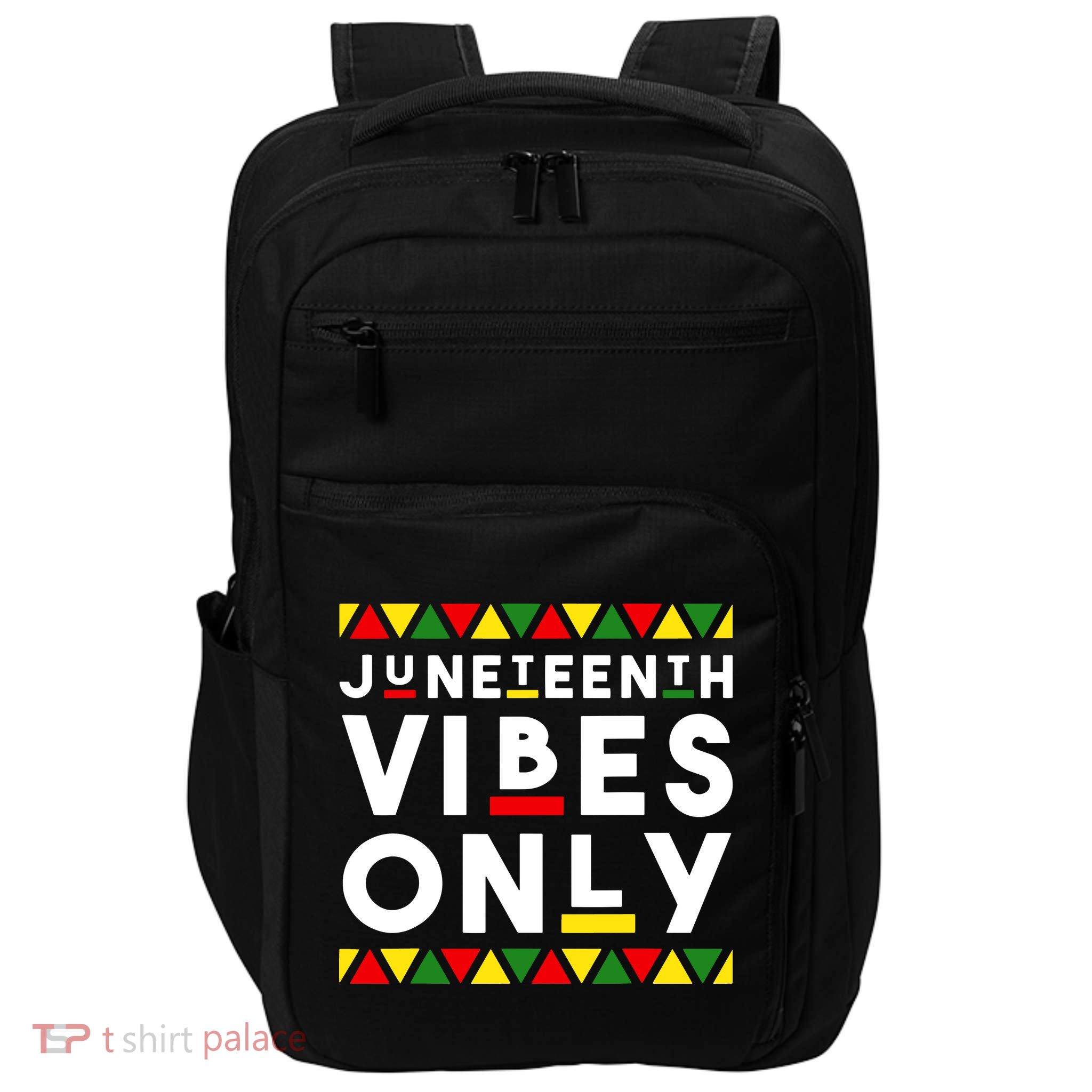 Awesome Juneteenth Shirt Juneteenth Vibes Only Independence Impact Tech Backpack