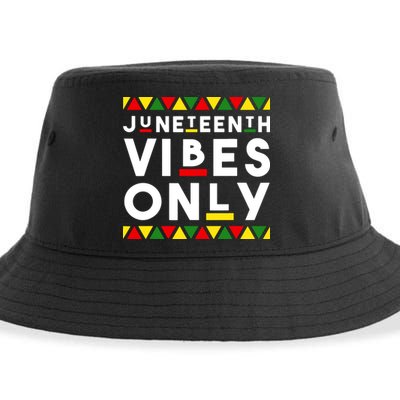 Awesome Juneteenth Shirt Juneteenth Vibes Only Independence Sustainable Bucket Hat