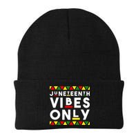 Awesome Juneteenth Shirt Juneteenth Vibes Only Independence Beanie
