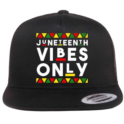 Awesome Juneteenth Shirt Juneteenth Vibes Only Independence Flatbill Hat