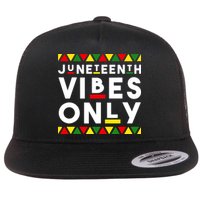 Awesome Juneteenth Shirt Juneteenth Vibes Only Independence Flatbill Hat