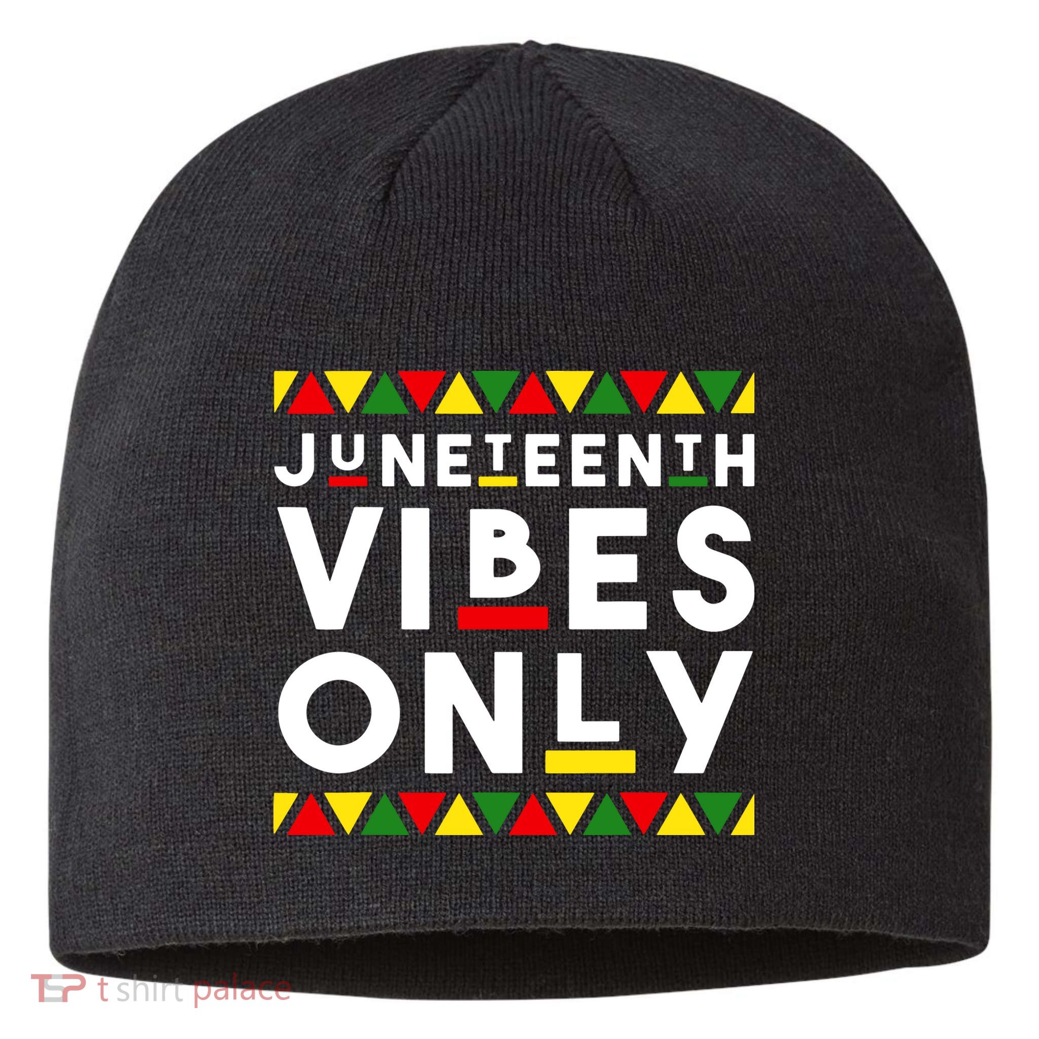 Awesome Juneteenth Shirt Juneteenth Vibes Only Independence Sustainable Beanie