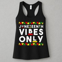 Awesome Juneteenth Shirt Juneteenth Vibes Only Independence Womens Tank Top