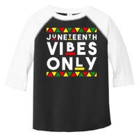 Awesome Juneteenth Shirt Juneteenth Vibes Only Independence Toddler Fine Jersey T-Shirt