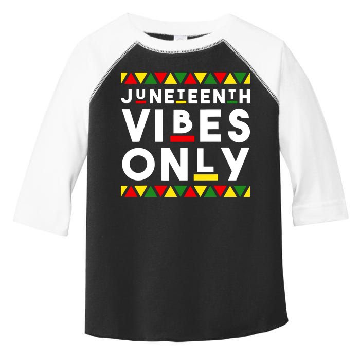 Awesome Juneteenth Shirt Juneteenth Vibes Only Independence Toddler Fine Jersey T-Shirt