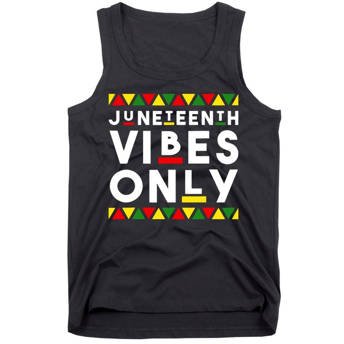 Awesome Juneteenth Shirt Juneteenth Vibes Only Independence Tank Top