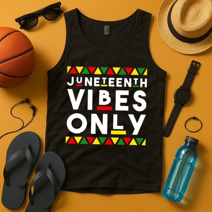 Awesome Juneteenth Shirt Juneteenth Vibes Only Independence Tank Top