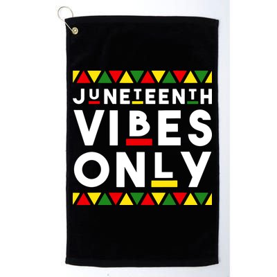 Awesome Juneteenth Shirt Juneteenth Vibes Only Independence Golf Towel