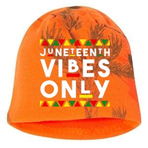 Awesome Juneteenth Shirt Juneteenth Vibes Only Independence Kati - Camo Knit Beanie