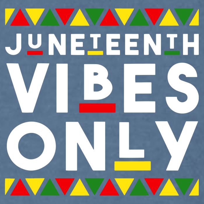 Awesome Juneteenth Shirt Juneteenth Vibes Only Independence Garment-Dyed Sweatshirt