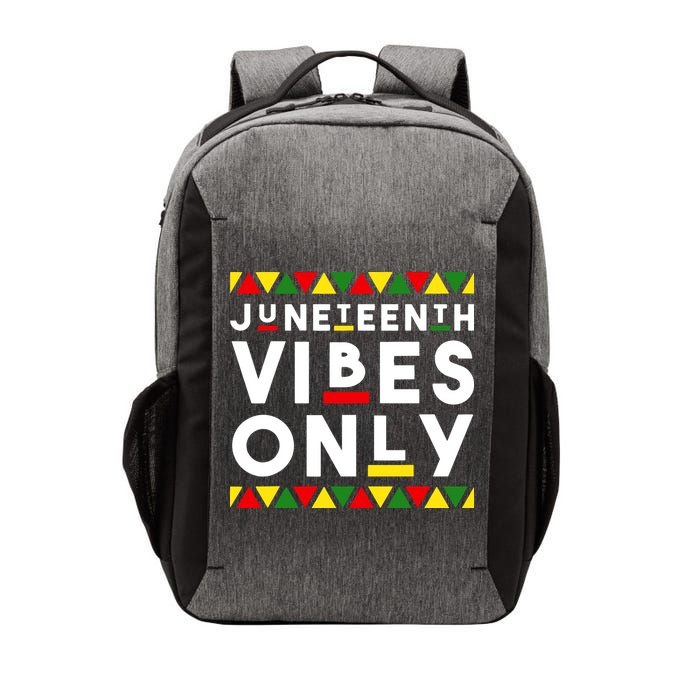 Awesome Juneteenth Shirt Juneteenth Vibes Only Independence Vector Backpack