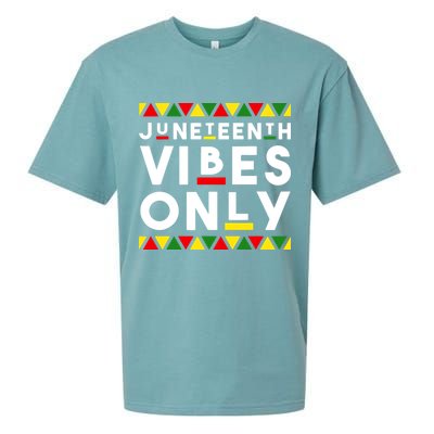 Awesome Juneteenth Shirt Juneteenth Vibes Only Independence Sueded Cloud Jersey T-Shirt