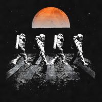 Astronauts Journey To Mars Astronauts In Walking In Space Ladies PosiCharge Tri-Blend Wicking Tank