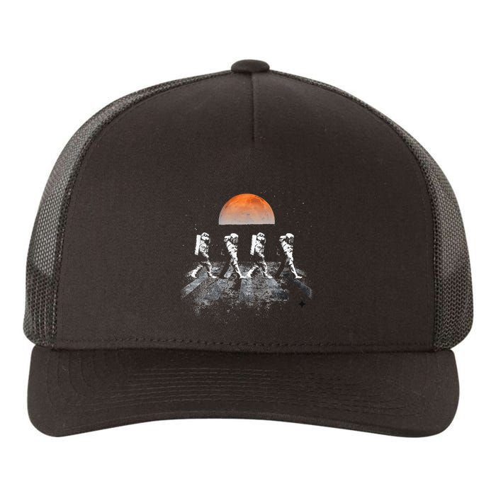 Astronauts Journey To Mars Astronauts In Walking In Space Yupoong Adult 5-Panel Trucker Hat