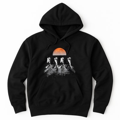 Astronauts Journey To Mars Astronauts In Walking In Space Hoodie