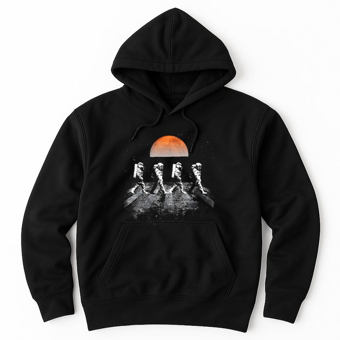 Astronauts Journey To Mars Astronauts In Walking In Space Hoodie