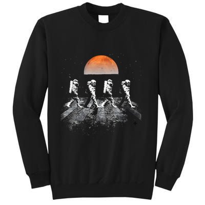 Astronauts Journey To Mars Astronauts In Walking In Space Sweatshirt
