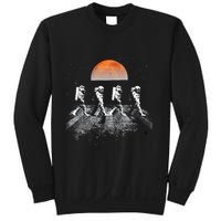Astronauts Journey To Mars Astronauts In Walking In Space Sweatshirt