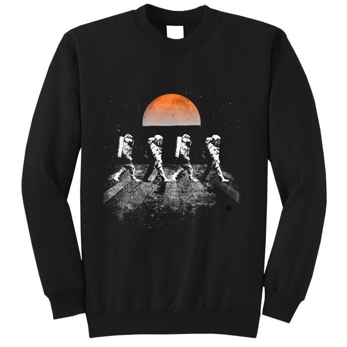 Astronauts Journey To Mars Astronauts In Walking In Space Sweatshirt