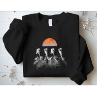 Astronauts Journey To Mars Astronauts In Walking In Space Sweatshirt