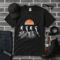 Astronauts Journey To Mars Astronauts In Walking In Space Tall T-Shirt