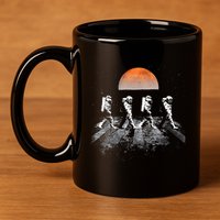 Astronauts Journey To Mars Astronauts In Walking In Space 11oz C Handle Ceramic Mug