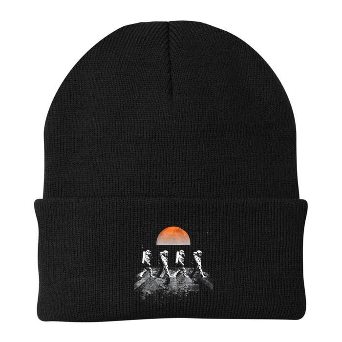 Astronauts Journey To Mars Astronauts In Walking In Space Beanie