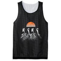 Astronauts Journey To Mars Astronauts In Walking In Space Mesh Reversible Basketball Jersey Tank