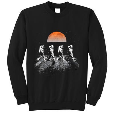 Astronauts Journey To Mars Astronauts In Walking In Space Tall Sweatshirt