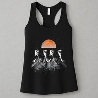 Astronauts Journey To Mars Astronauts In Walking In Space Womens Tank Top