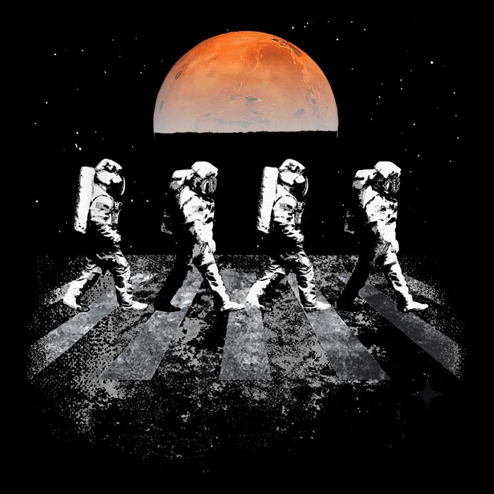 Astronauts Journey To Mars Astronauts In Walking In Space Baby Bodysuit