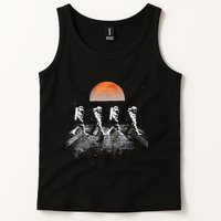 Astronauts Journey To Mars Astronauts In Walking In Space Tank Top