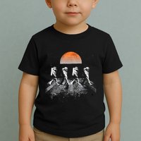 Astronauts Journey To Mars Astronauts In Walking In Space Toddler T-Shirt