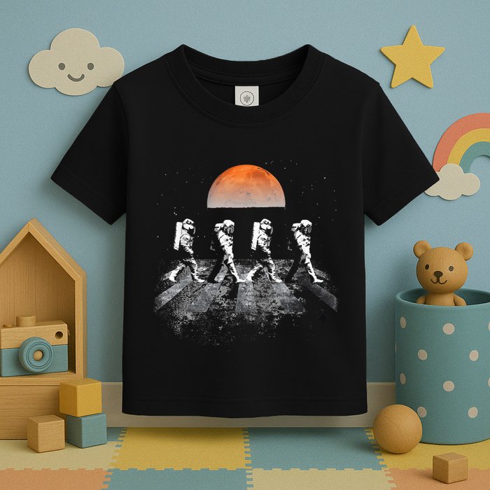 Astronauts Journey To Mars Astronauts In Walking In Space Toddler T-Shirt