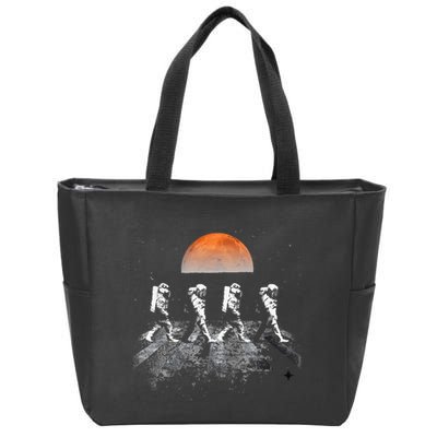 Astronauts Journey To Mars Astronauts In Walking In Space Zip Tote Bag