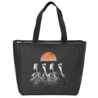 Astronauts Journey To Mars Astronauts In Walking In Space Zip Tote Bag