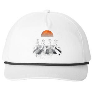 Astronauts Journey To Mars Astronauts In Walking In Space Snapback Five-Panel Rope Hat