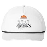 Astronauts Journey To Mars Astronauts In Walking In Space Snapback Five-Panel Rope Hat