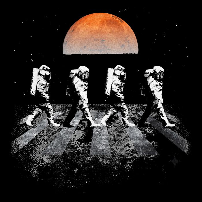 Astronauts Journey To Mars Astronauts In Walking In Space Wool Snapback Cap